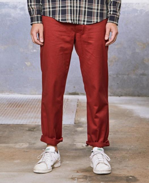 pantalon rouge kidur