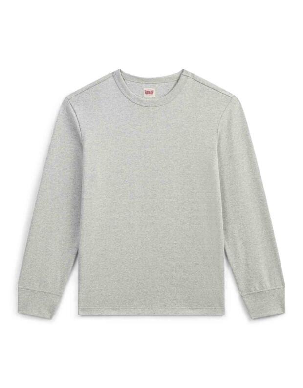 Kidur maille tesshirt manche longue made in france gris