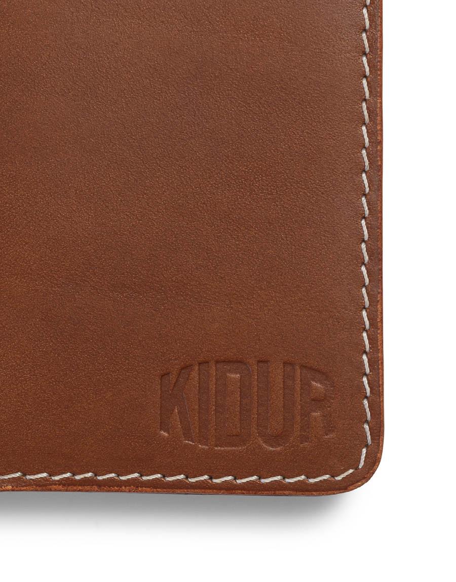 Porte carte Kidur Beurre de whisky fait en france cuir Kidur